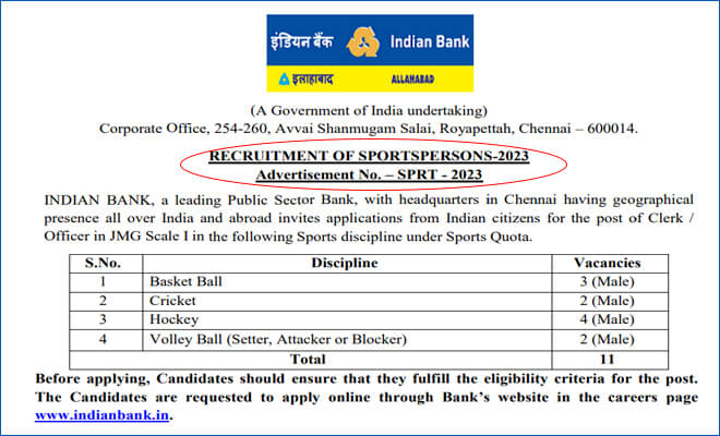 भारतीय बैंक वैकेंसी 2023: क्लर्क के लिए चलिए आवेदन करें, सैलरी 63840 रु