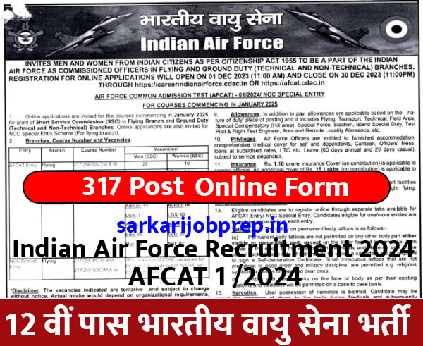 Indian Air Force Vacancy