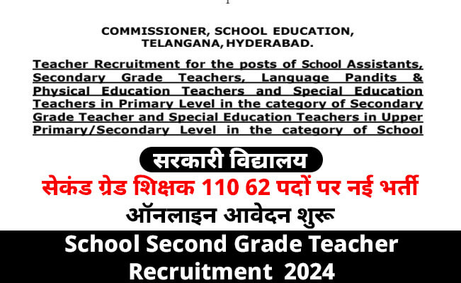 School Second Grade Teacher Recruitment 2024