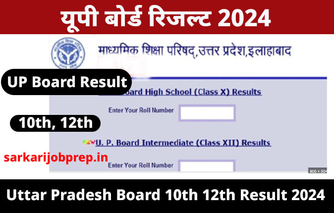 Uttar Pradesh Board 10th 12th Result 2024